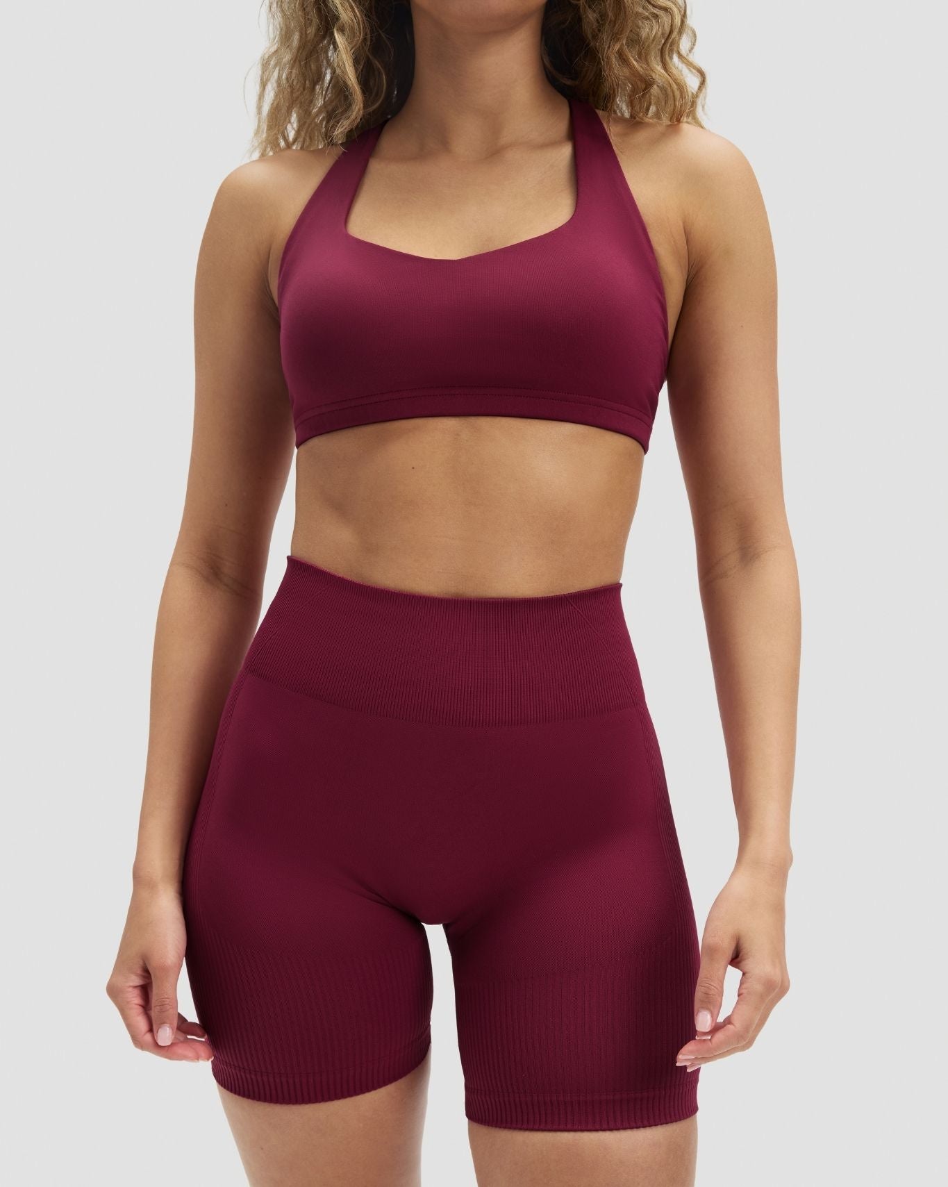 Elevate™ Sculpting High Waist Scrunch Shorts | Cherry Berry