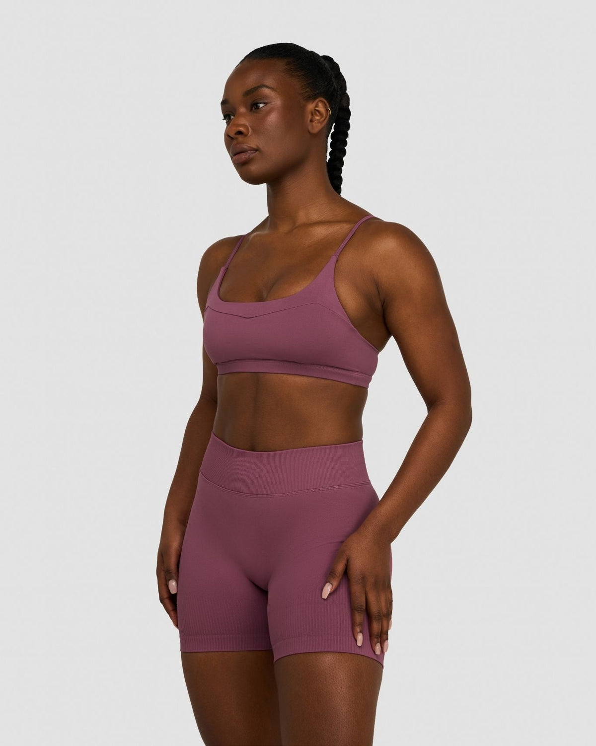 Elevate™ Sculpting Seamless Scoop Neck Bra | Orchid Mauve