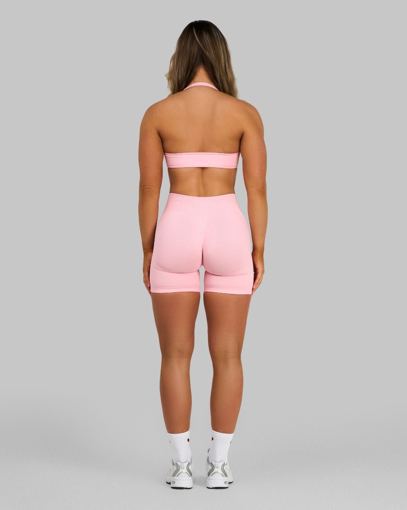 Elevate™ Sculpting Mid Waist Scrunch Shorts | Cotton Pink
