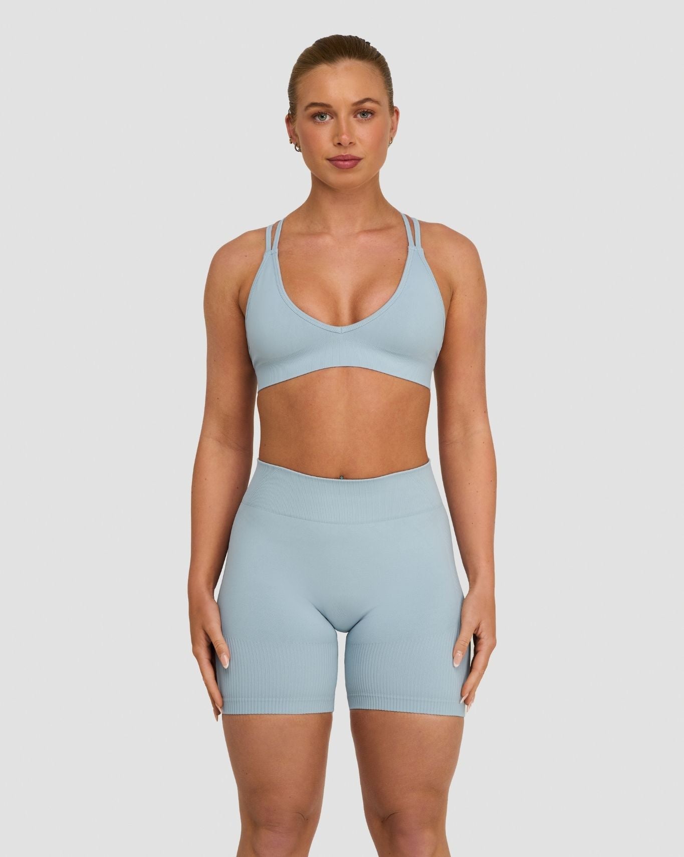 Elevate™ Sculpting Seamless High Apex Bra | Blue Haze
