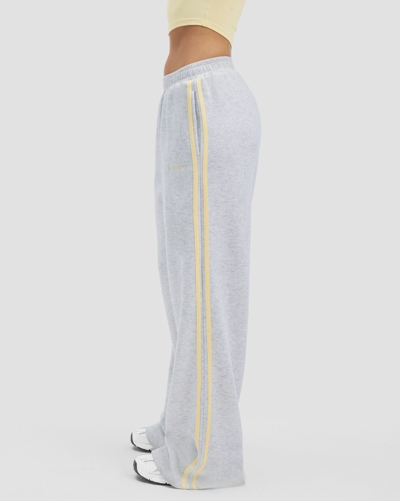 Essential Jersey Stripe Joggers | Marl