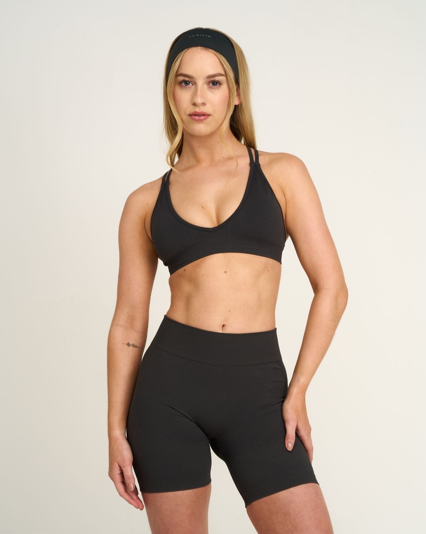 Elevate™ Sculpting Seamless High Apex Bra | Charcoal Grey
