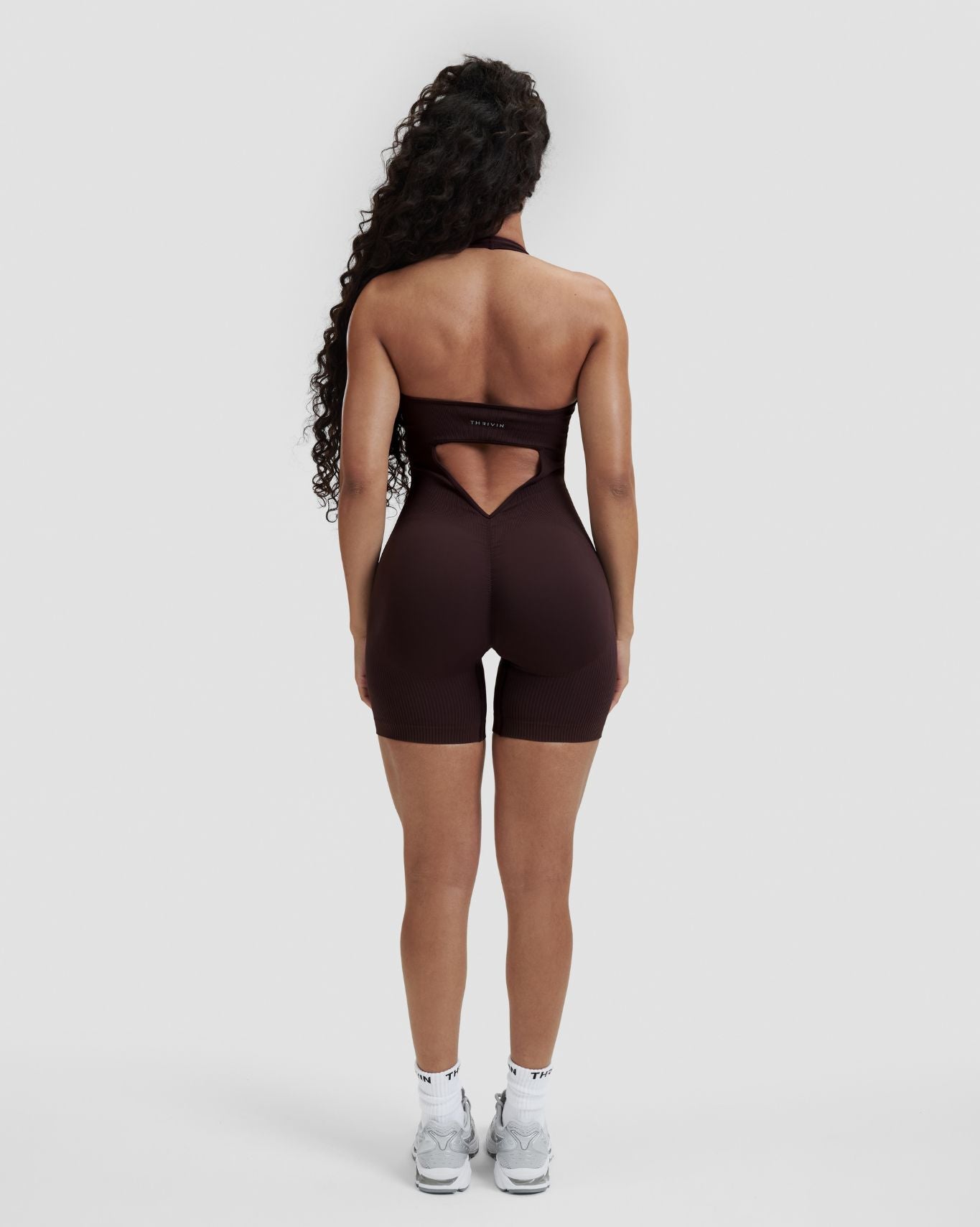 Elevate™ Sculpting Halterneck All In One | Coffee