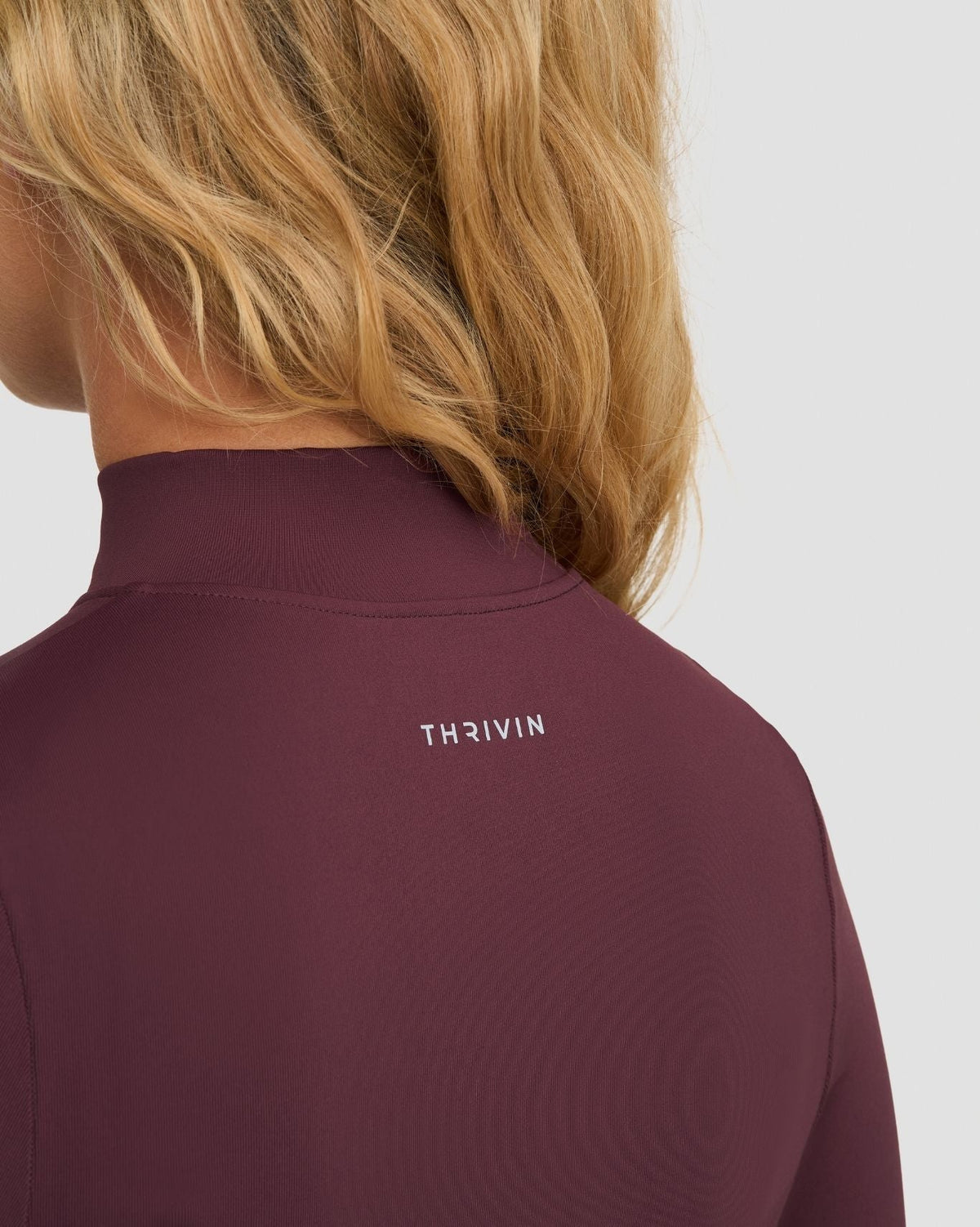 Elevate™ Compression Long Sleeve Jacket | Dark Mauve