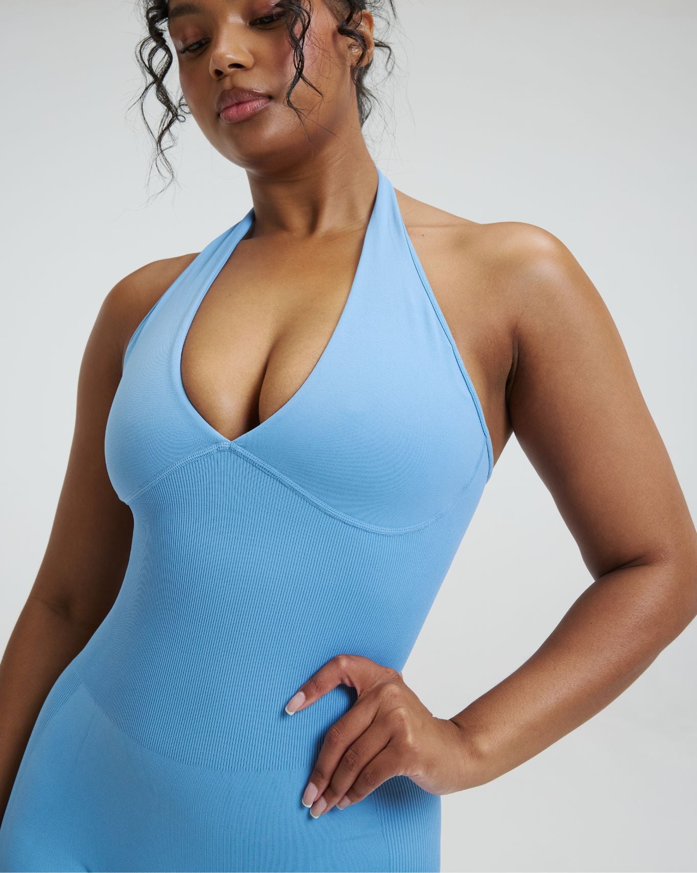 Elevate™ Sculpting Halterneck All In One | Endless Sky