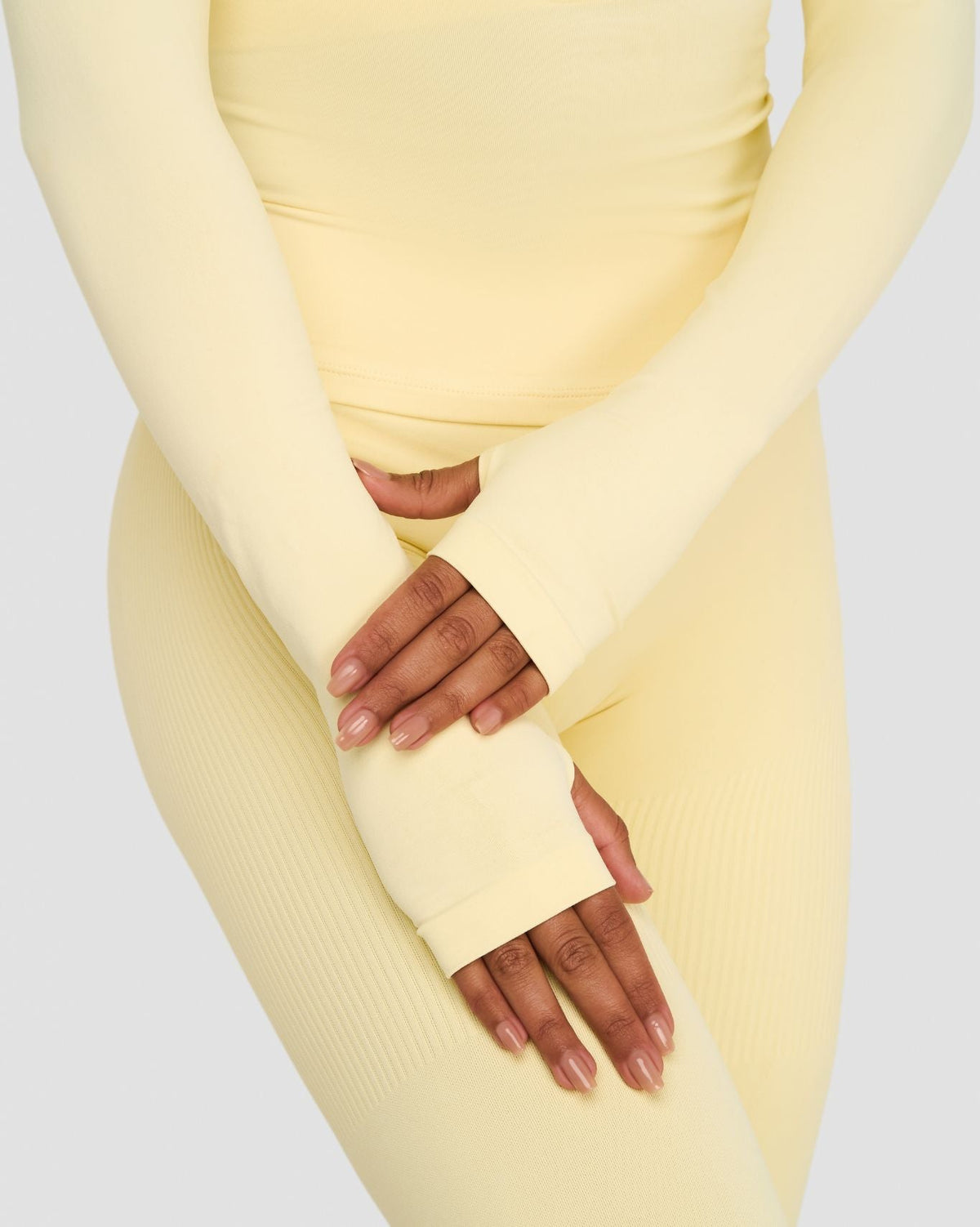 Elevate™ Sculpting Seamless V-Neck Top | Golden Butter