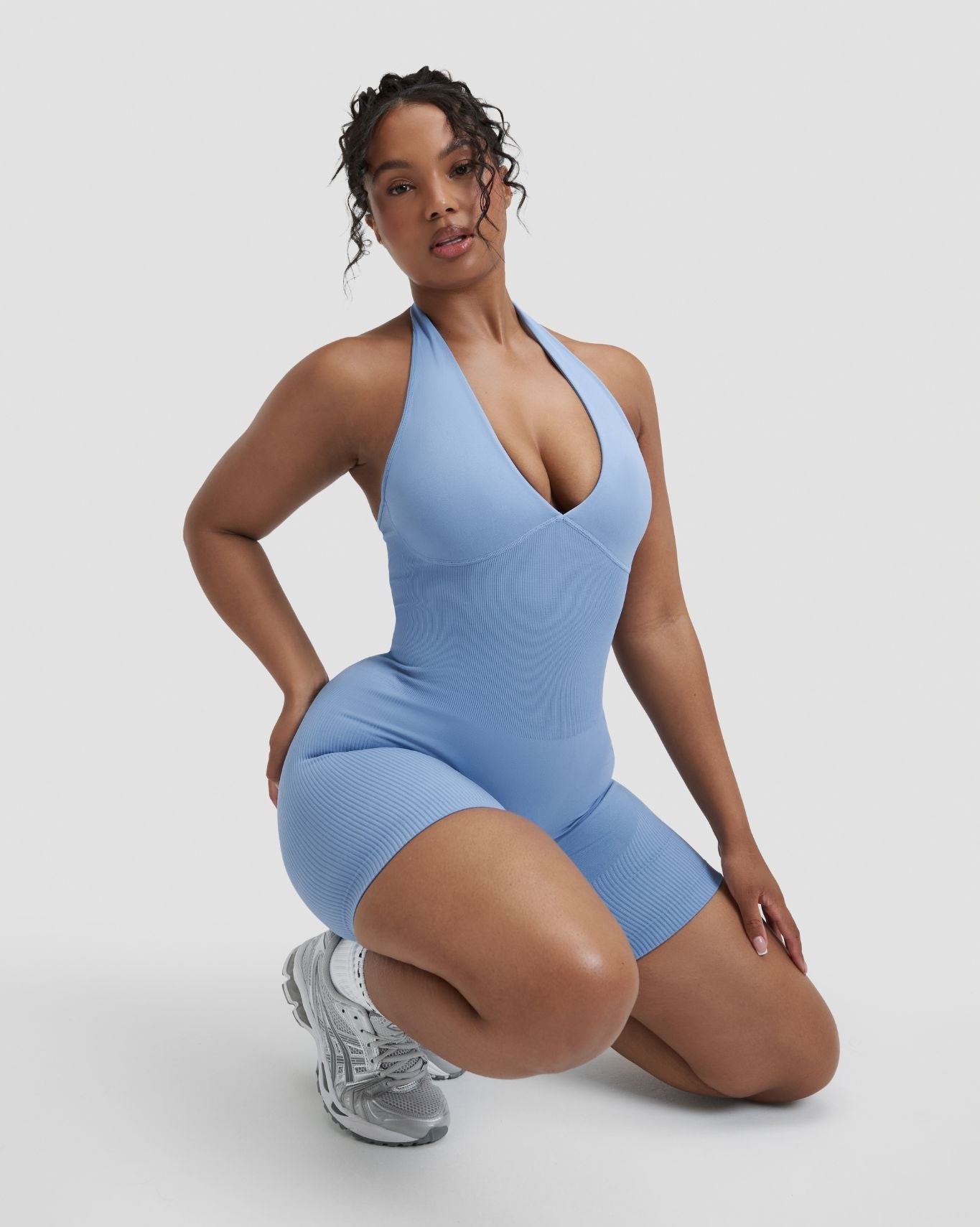 Elevate™ Sculpting Halterneck All In One | Endless Sky