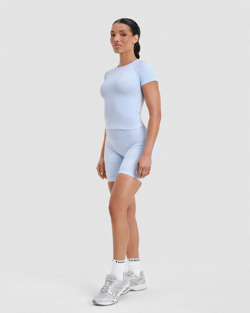 Elevate™ Compression Baby T-Shirt | Ice Blue