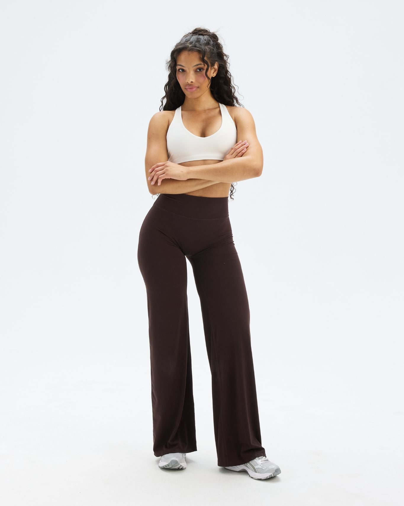 Essence Racer Back Sports Bra | Cream
