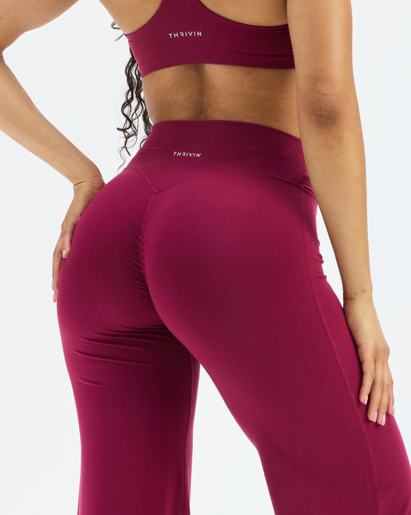 Essence Wide Leg Pants | Cherry Berry