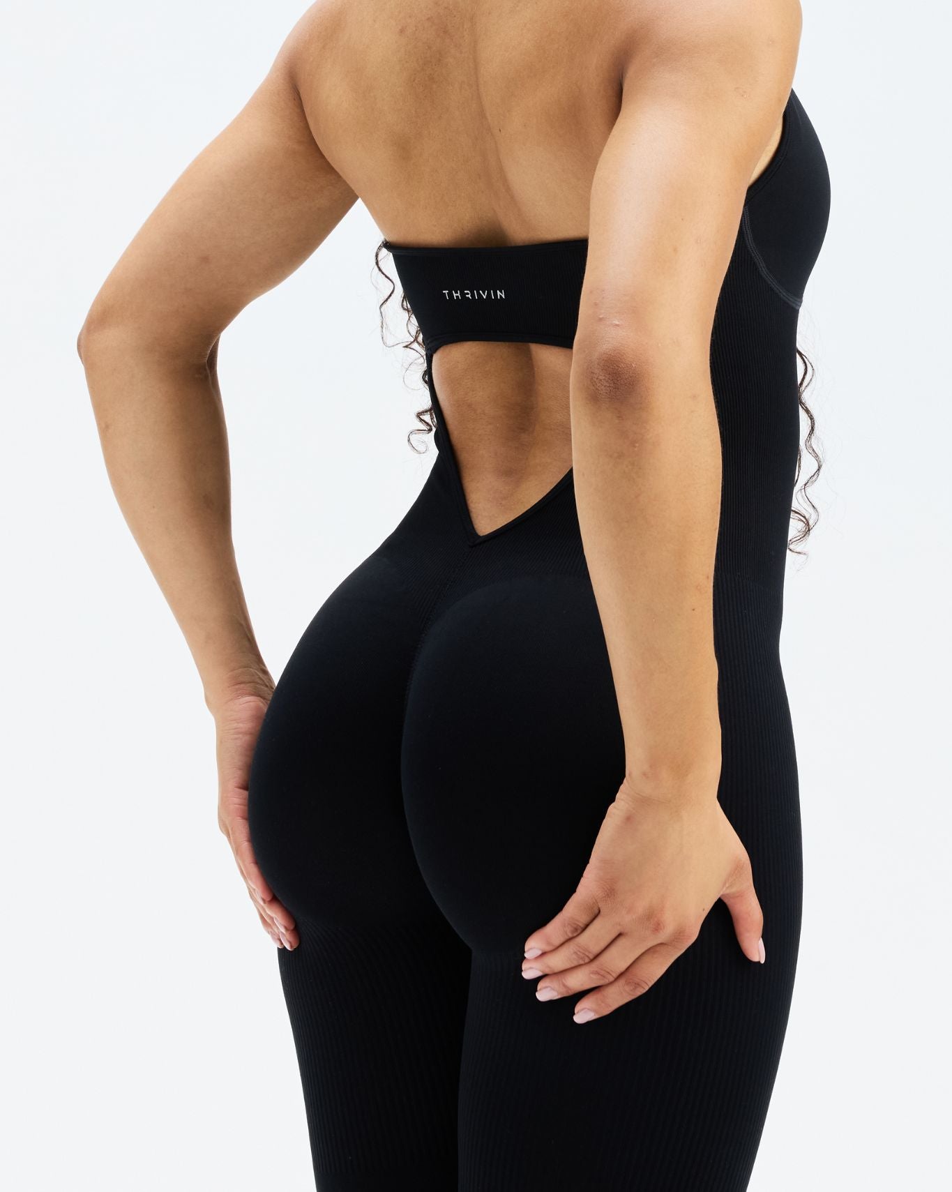 Elevate™ Sculpting All in One Capri Jumpsuit | Night Black