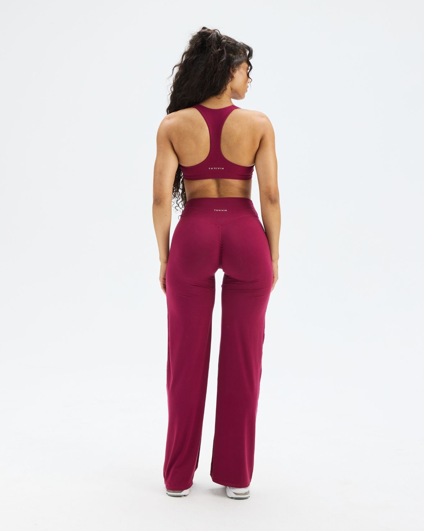 Essence Racer Back Sports Bra | Cherry Berry