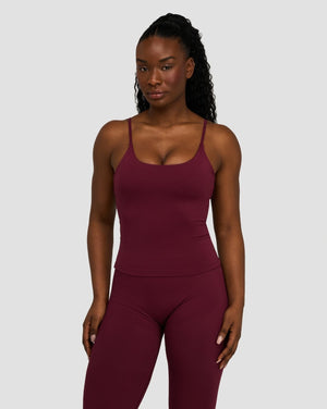 Elevate™ Sculpting Seamless Scoop Neck Cami | Merlot