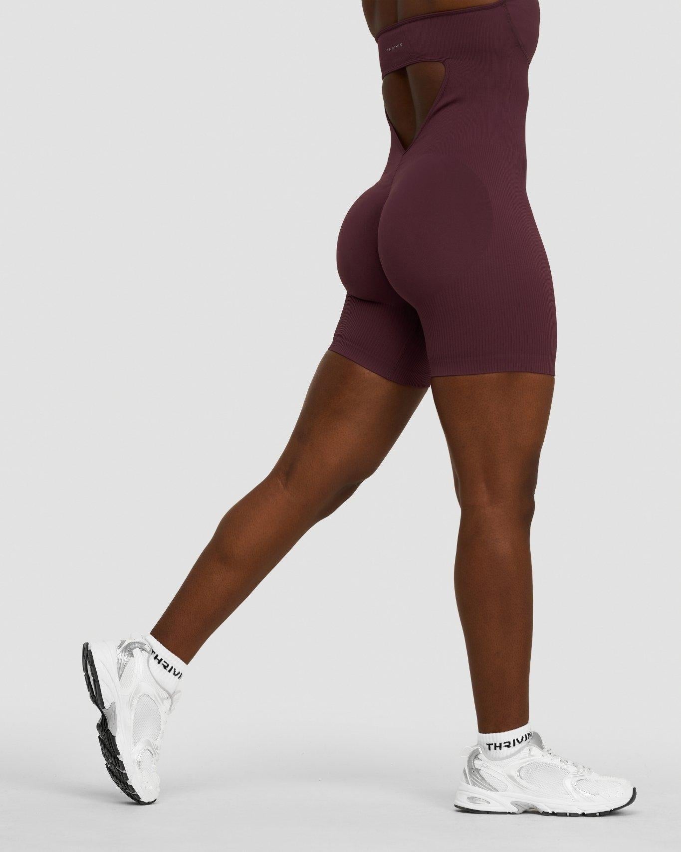 Elevate™ Sculpting Halterneck All In One | Dark Mauve