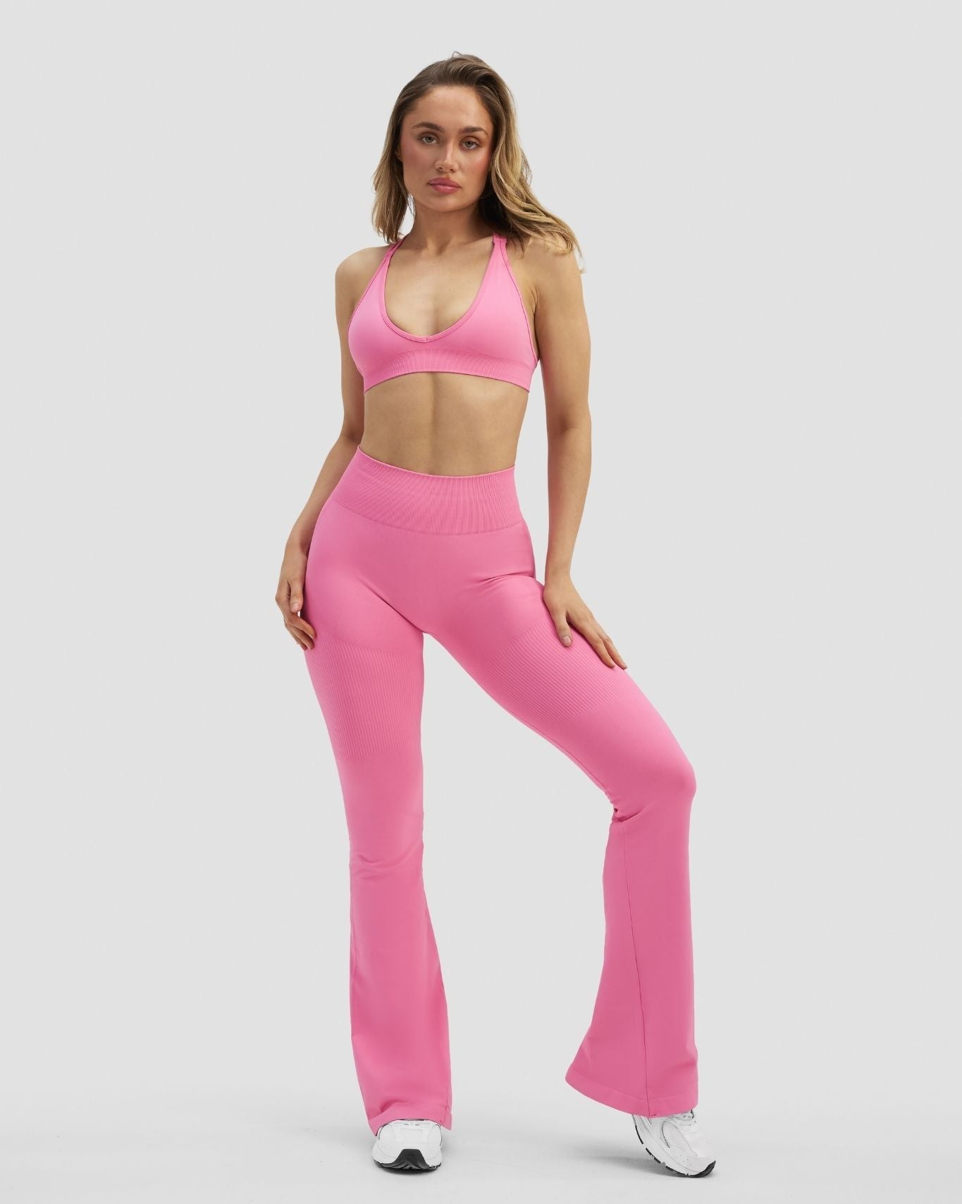 Elevate™ Sculpting High Waist Scrunch Flare | Bubble Pink