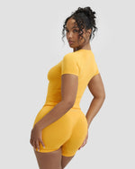 The Hot Yellow Summer 2-Piece Outfit
