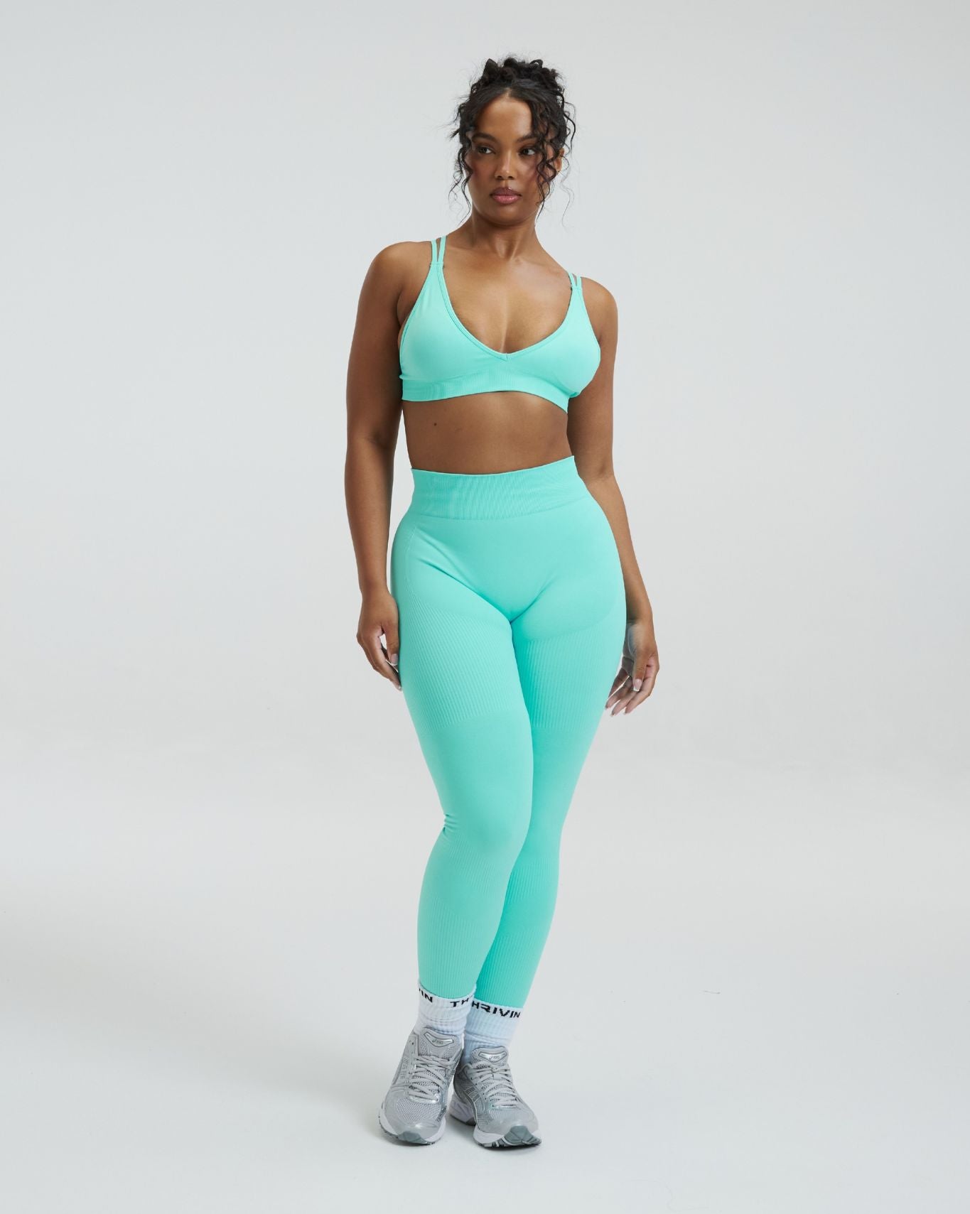 Elevate™ Sculpting Mid Waist Scrunch Leggings | Clear Tides