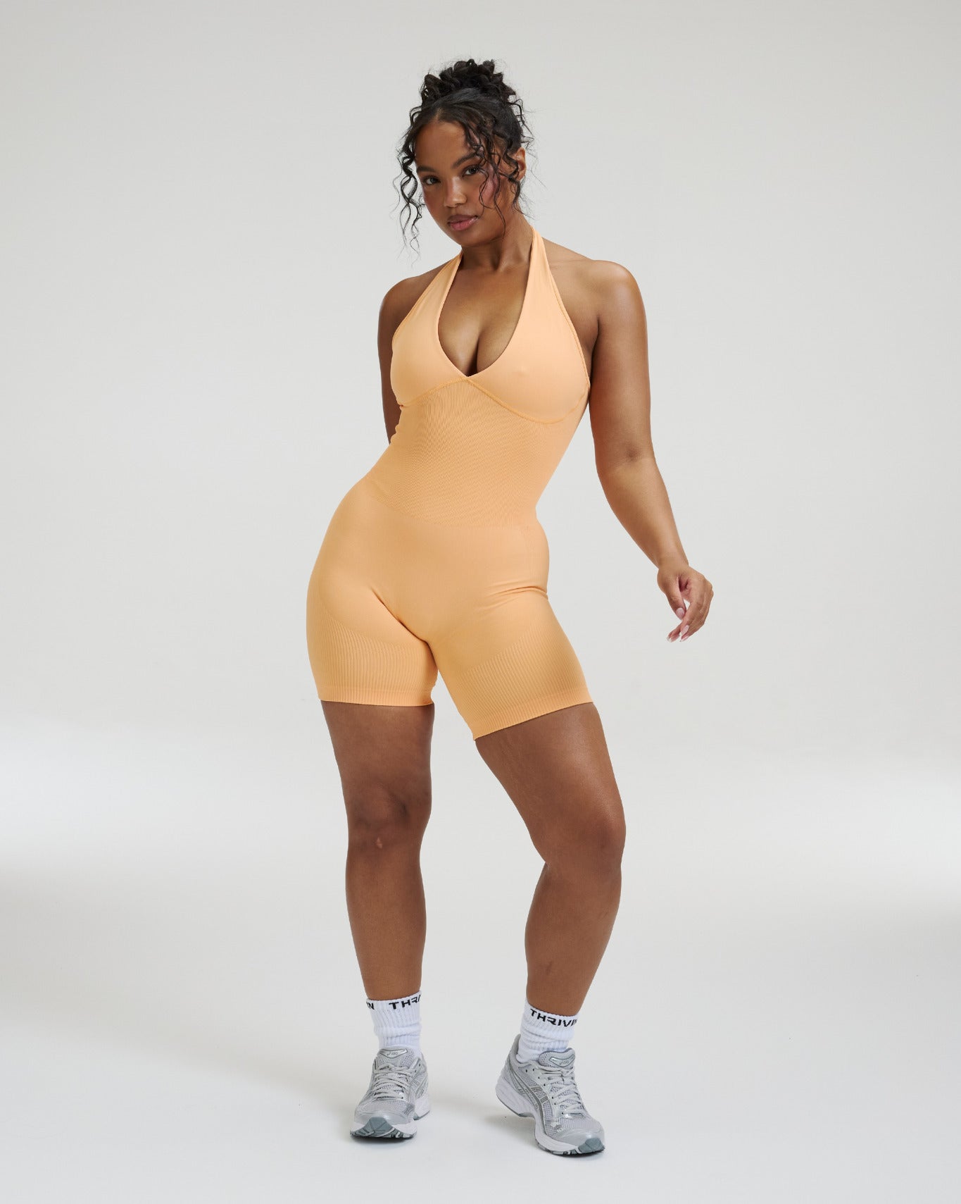 Elevate™ Sculpting Halterneck All In One | Melon