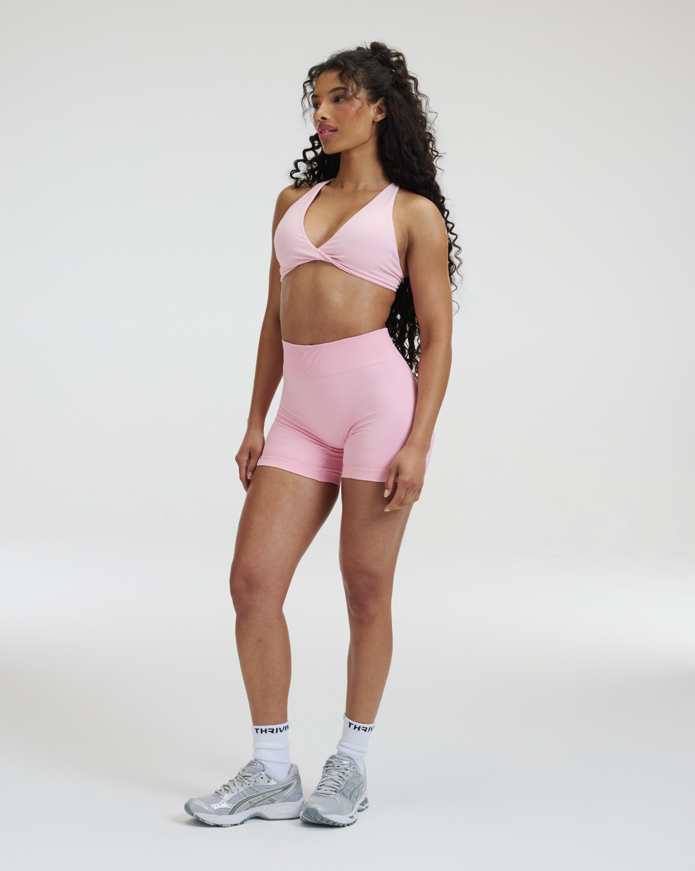Elevate™ Sculpting Seamless Twisted Bra | Cotton Pink