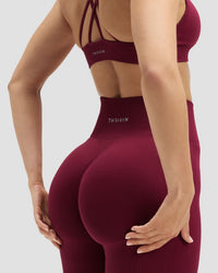 Elevate™ Sculpting High Waist Flare Leggings | Cherry Berry